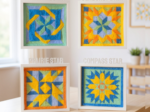 Barn Quilt Felt-A-Long