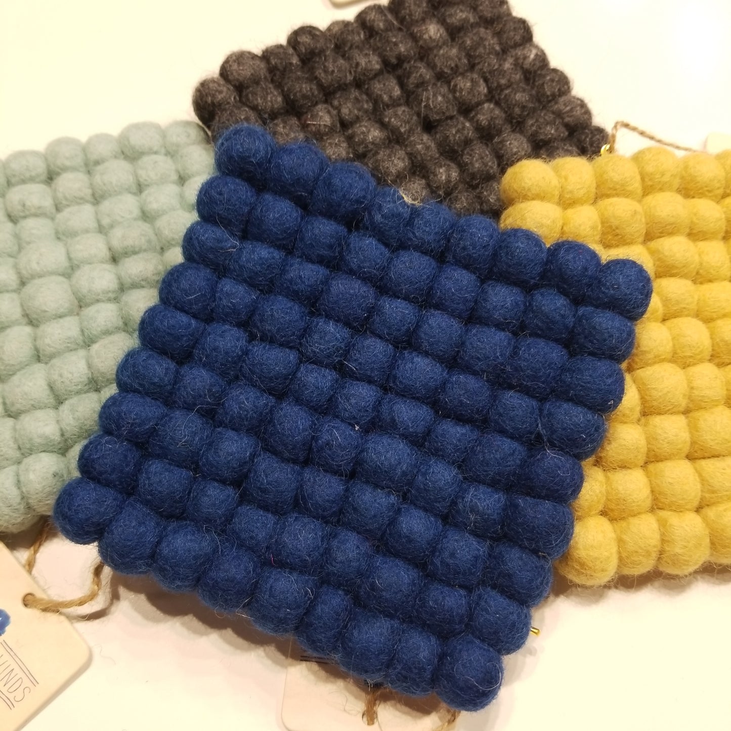 Felted Wool Coasters - Handmade 100% Wool - Lots of Choices!