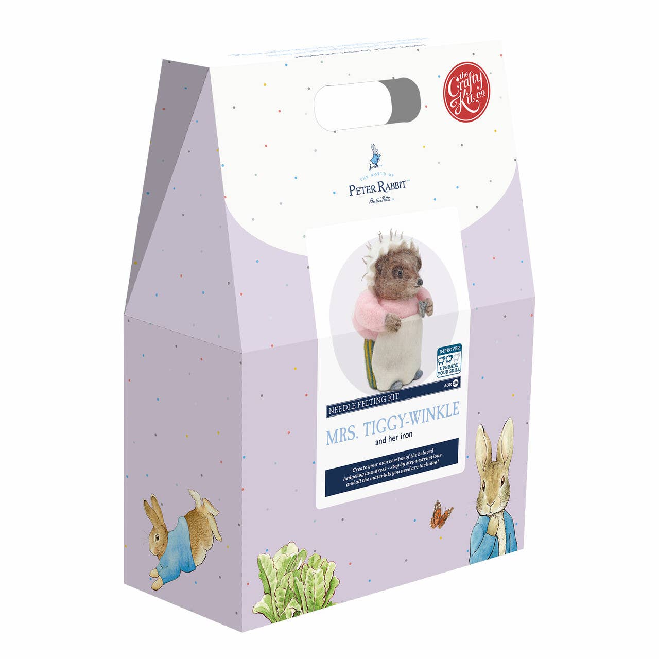 🎀 Sale! Mrs. Tiggy-Winkle Ironing - Beatrix Potter Needle Felting Kit