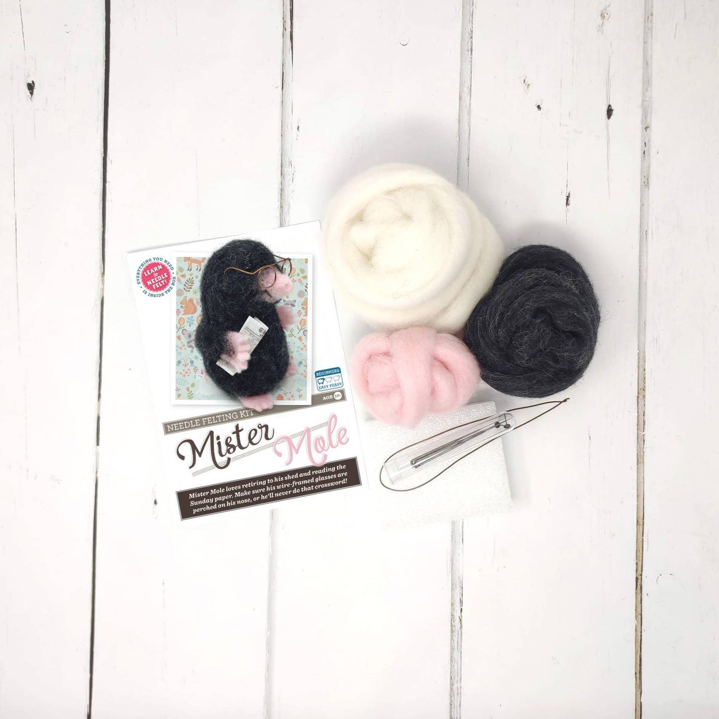 π Sale! Mister Mole Needle Felting Craft Kit