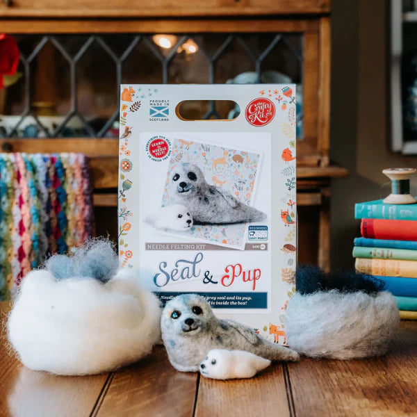 Seal & Pup Needle Felting Craft Kit