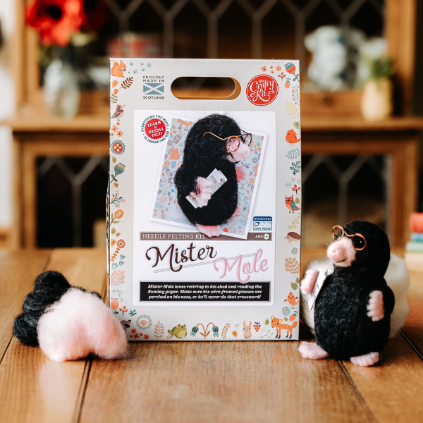 π Sale! Mister Mole Needle Felting Craft Kit
