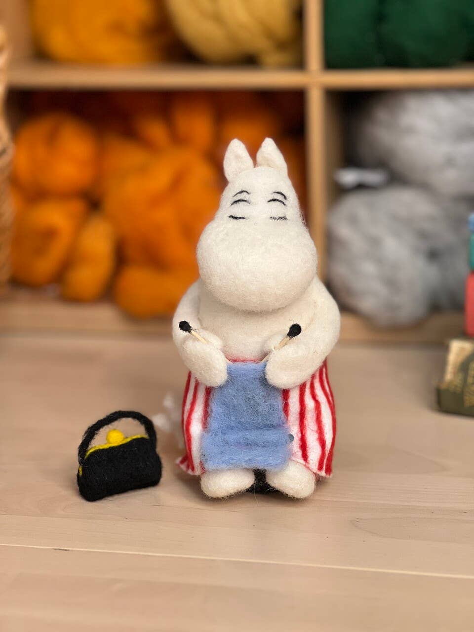 NEW! Moomin Mamma Knitting Needle Felting Craft Kit