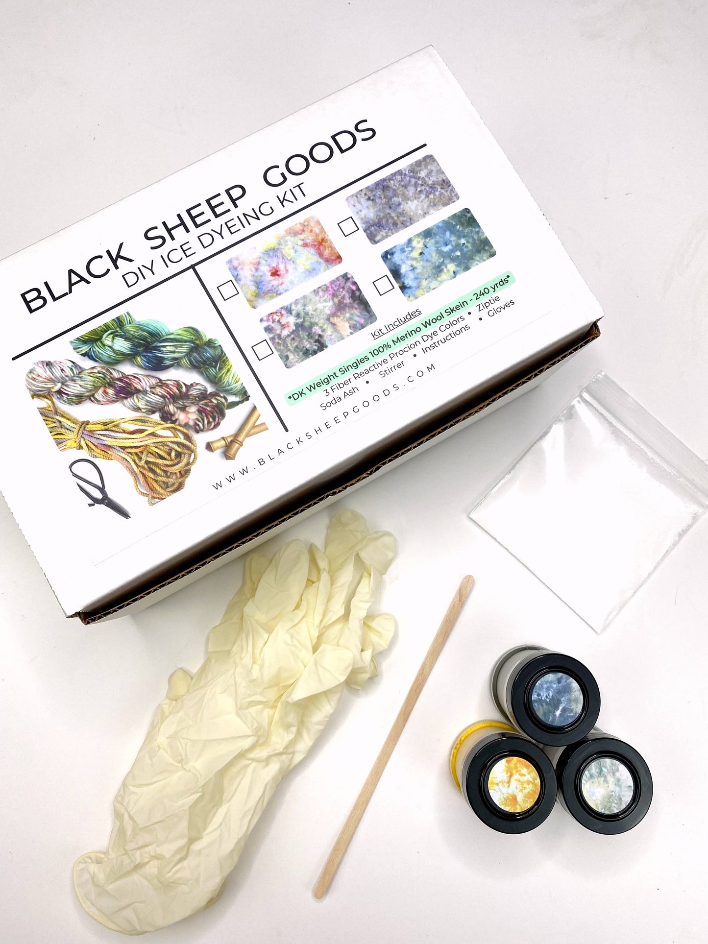 Ice Dyeing Kit - Bulky Weight Yarn