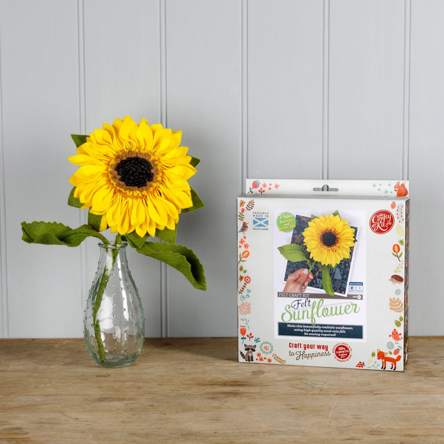 π Sale! Felt Sunflower Flower Craft Kit