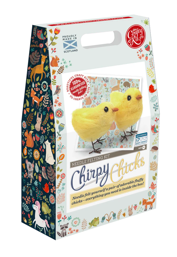 Chirpy Chicks Needle Felting Craft Kit