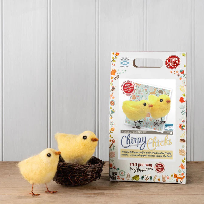 Chirpy Chicks Needle Felting Craft Kit