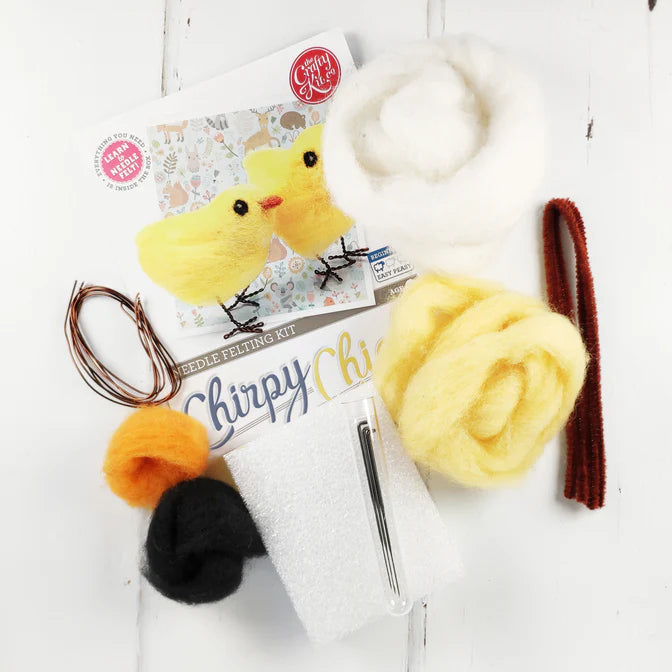 SALE! Chirpy Chicks Needle Felting Craft Kit