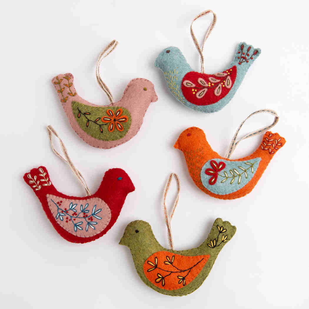 đSale! Folk Birds Felt Craft Kit