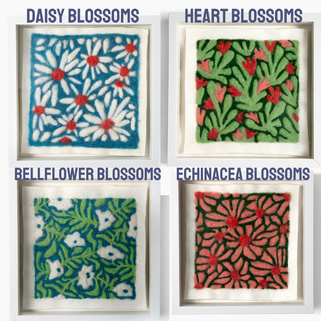 Bold Summer Blooms Needle Felting Kit