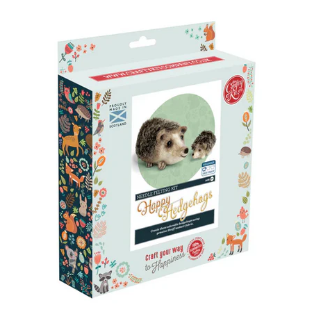 Happy Hedgehog Needle Felting Craft Kit