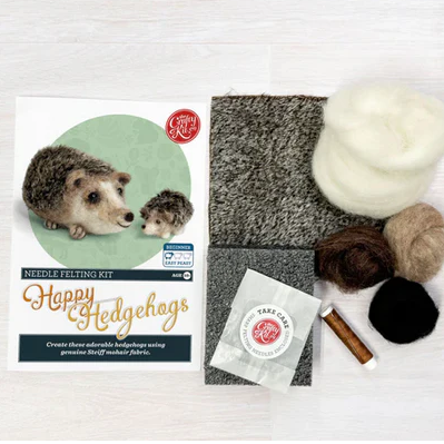 Happy Hedgehog Needle Felting Craft Kit