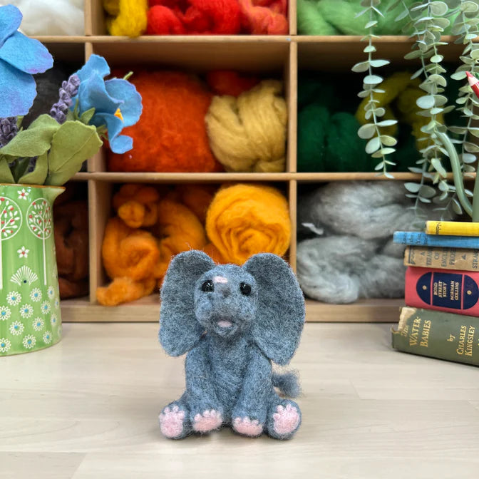 Baby Elephant Needle Felting Craft Kit