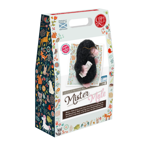 π Sale! Mister Mole Needle Felting Craft Kit