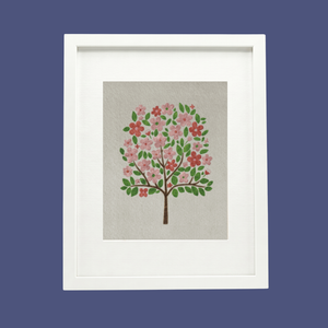 Apple Blossom - Felted Art