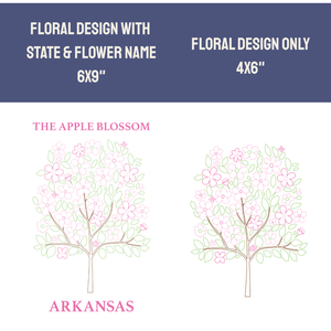 Arkansas Apple Blossom - State Flower Collection