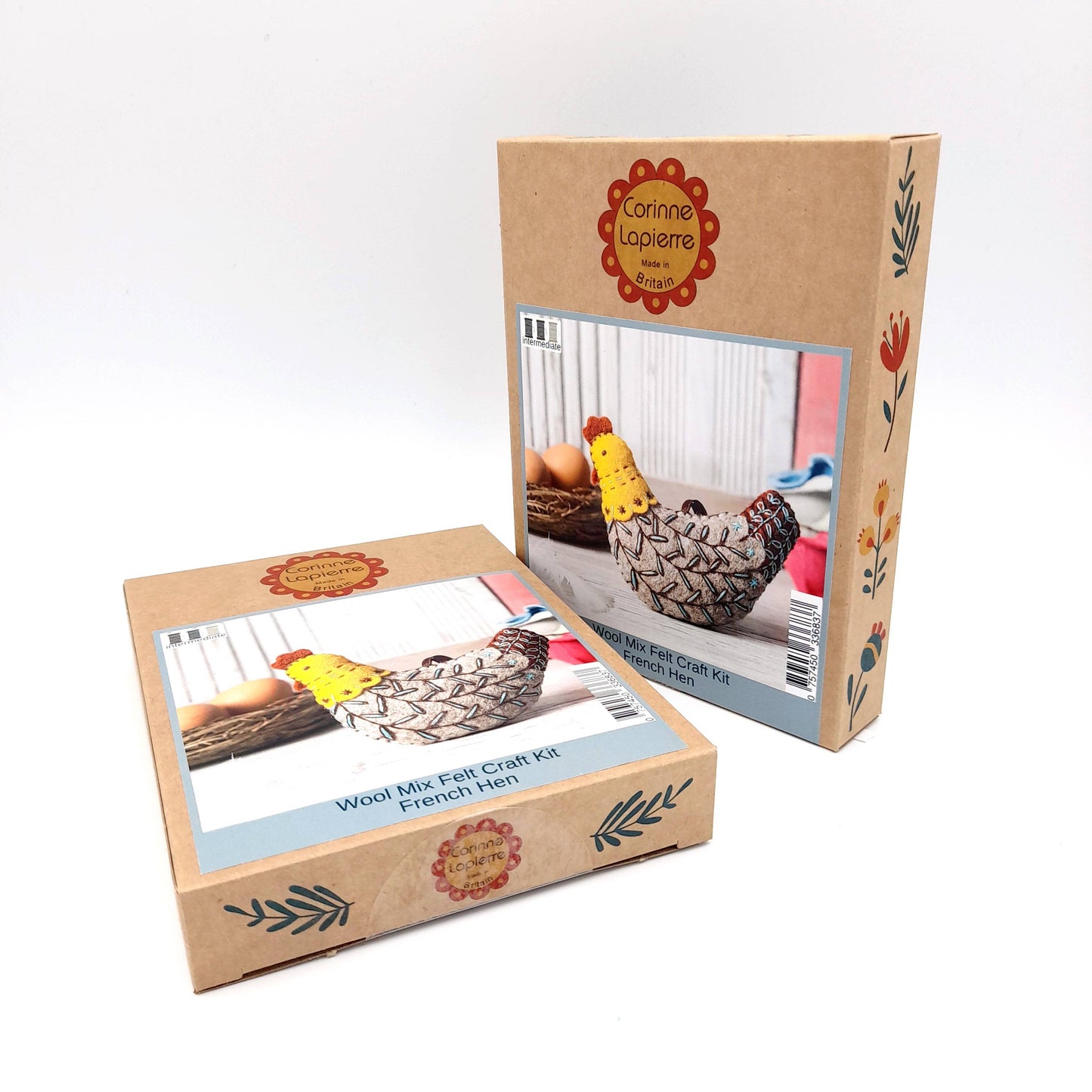 π Sale! French Hen Felt Craft Mini Kit