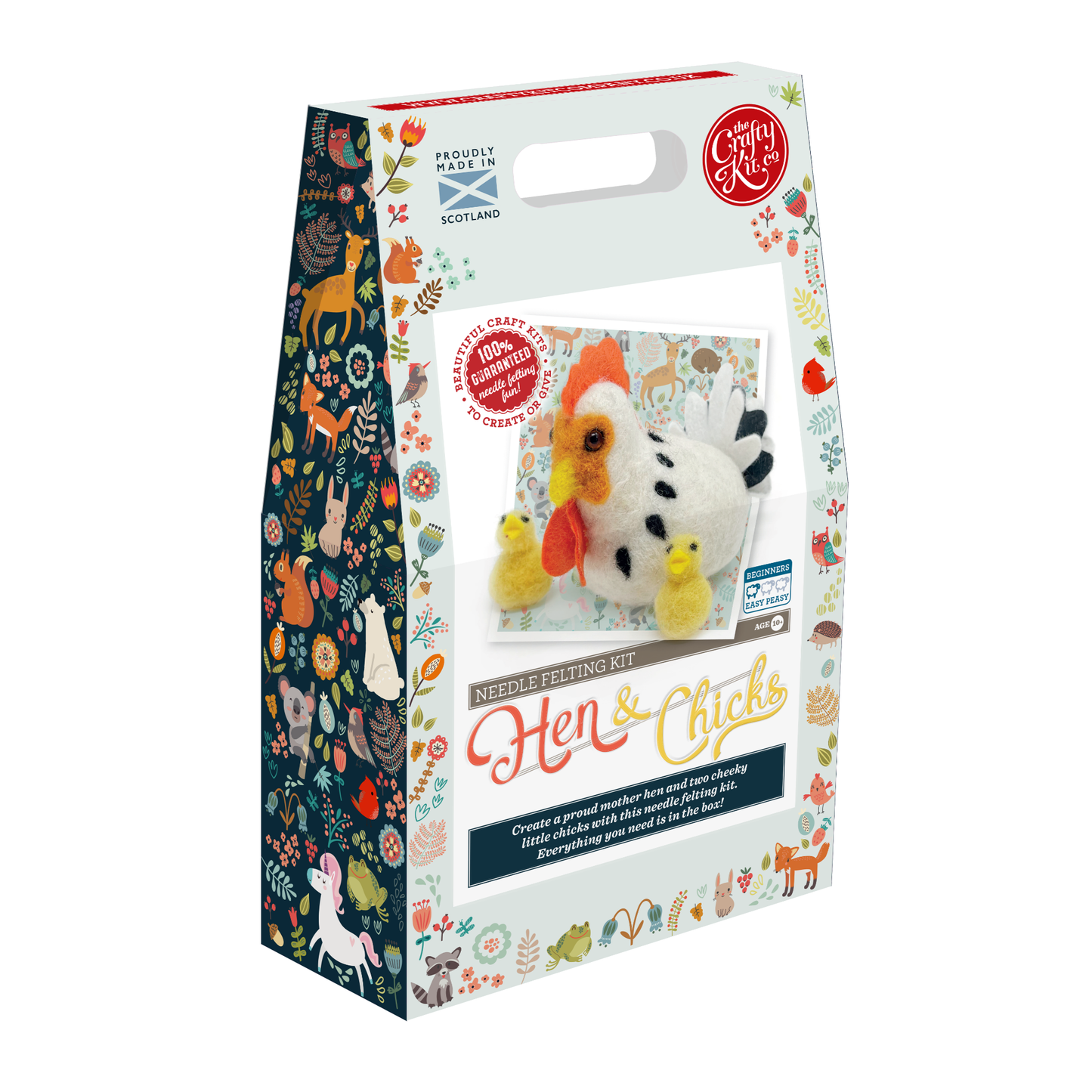 Hen & Chicks Needle Felting Craft Kit