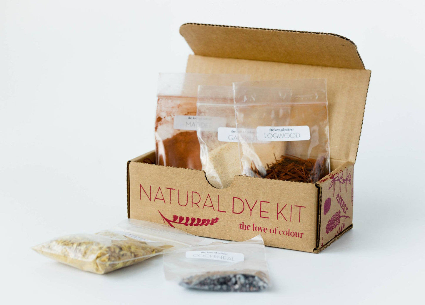 Natural Dye Kit - Beautiful Kit for Beginners and Experienced Fiber Artists