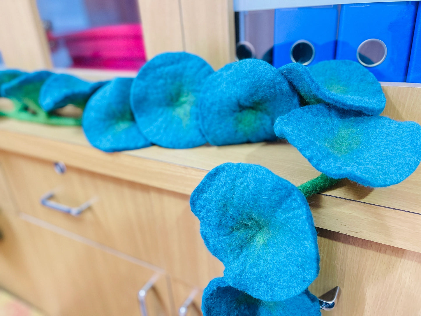 SALE! Felt Flower Vine Garland - 4 Colors Available!