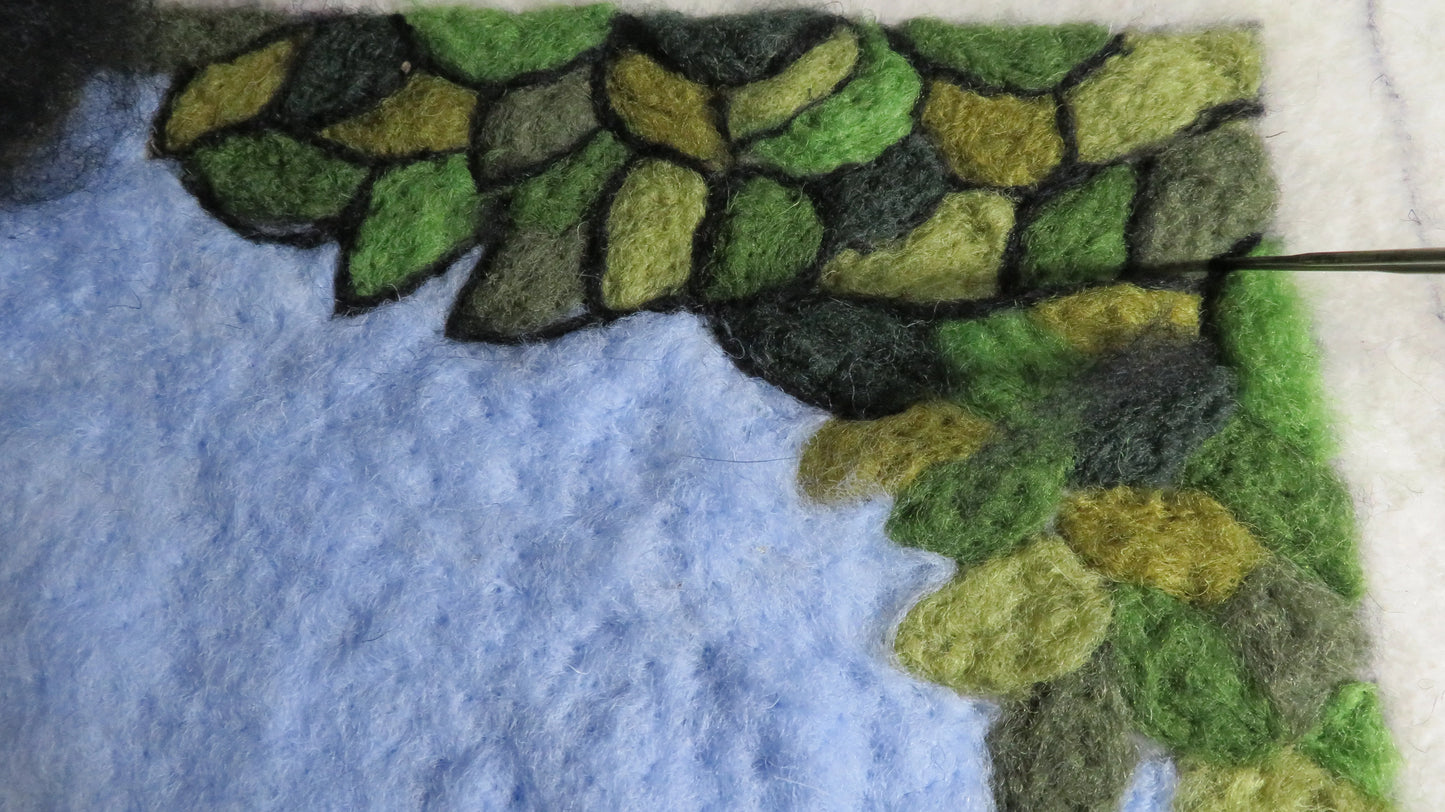 Cardinal Folk Art Tapestry Needle Felting Kit