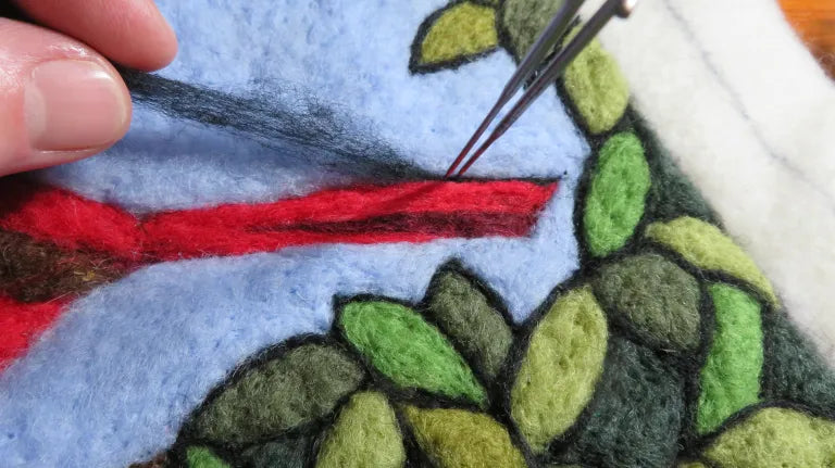 Cardinal Folk Art Tapestry Needle Felting Kit
