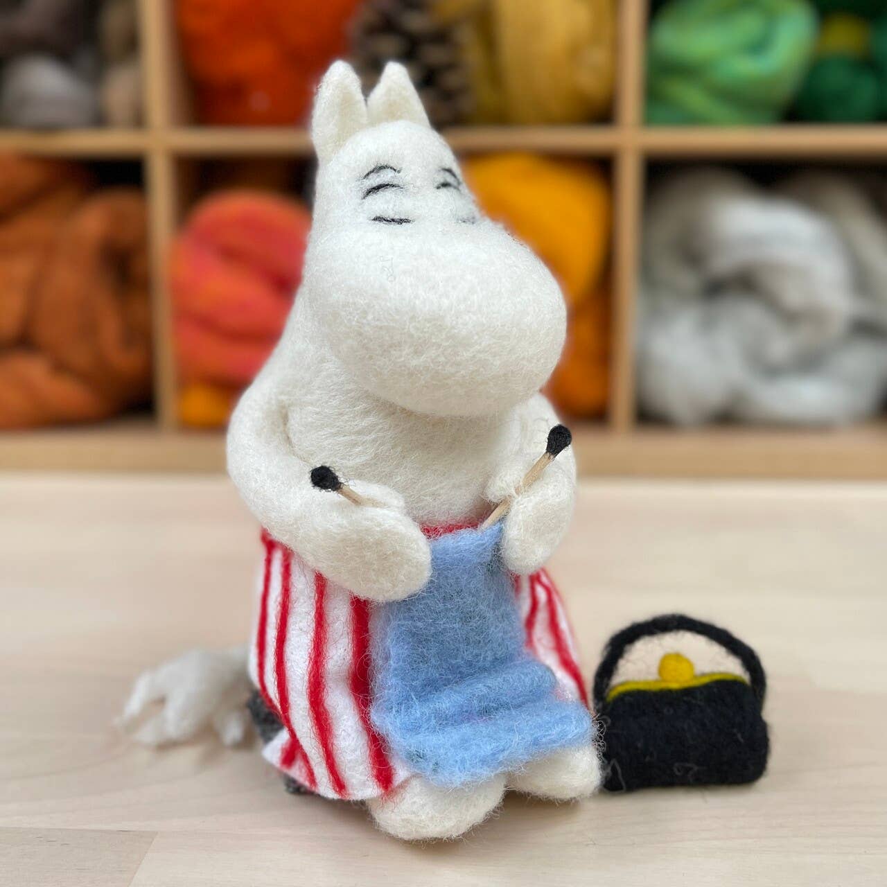 NEW! Moomin Mamma Knitting Needle Felting Craft Kit