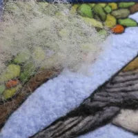 Chickadee Folk Art Tapestry Needle Felting Kit