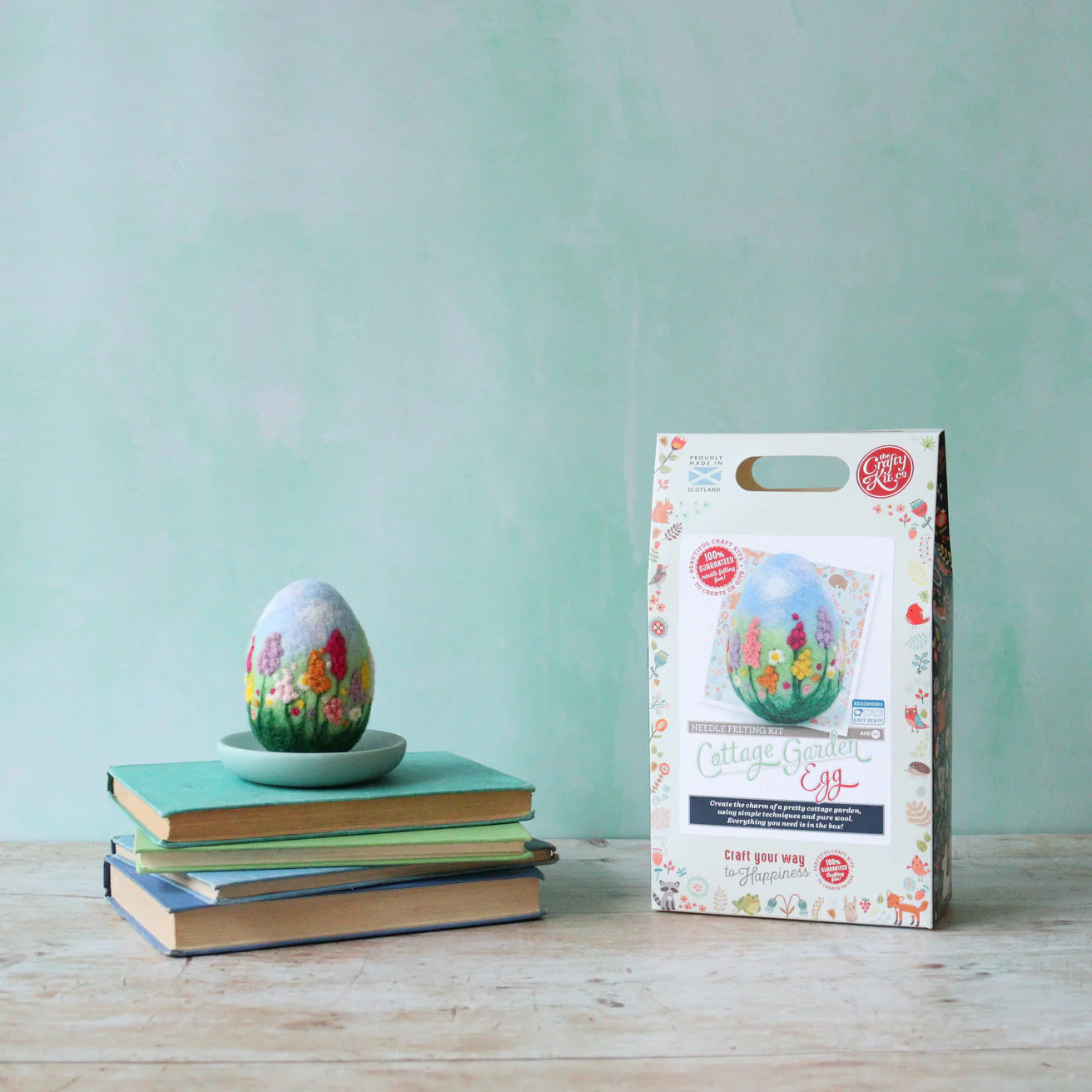 đ¸ Cottage Garden Egg Needle Felting Craft Kit