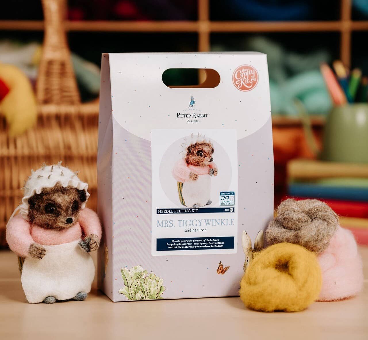🎀 Sale! Mrs. Tiggy-Winkle Ironing - Beatrix Potter Needle Felting Kit