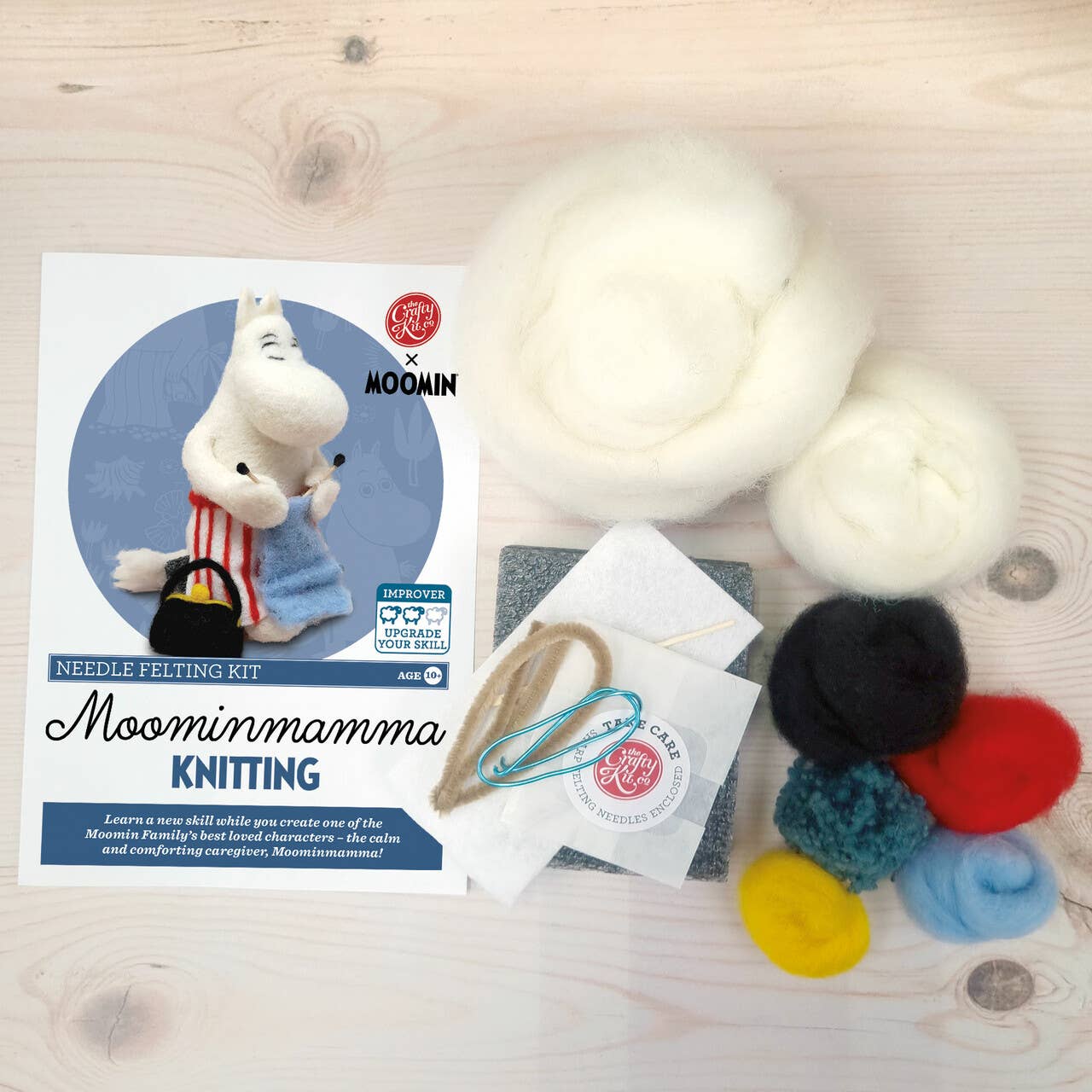 NEW! Moomin Mamma Knitting Needle Felting Craft Kit