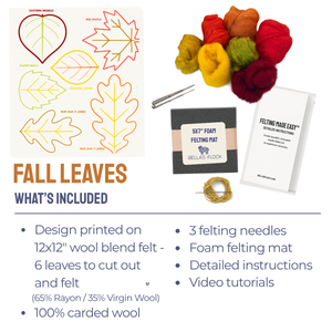 Fall Leaves Kit - Fall Felt-A-Long