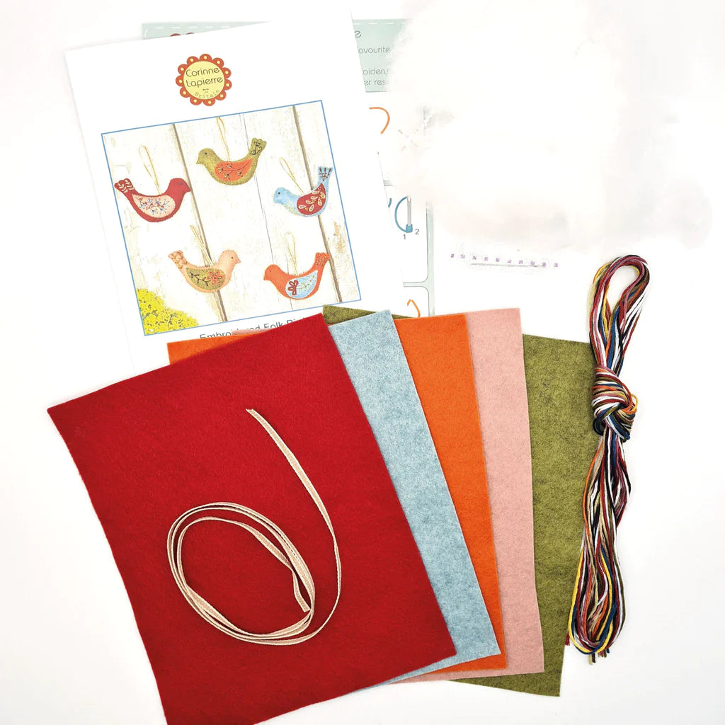 đSale! Folk Birds Felt Craft Kit