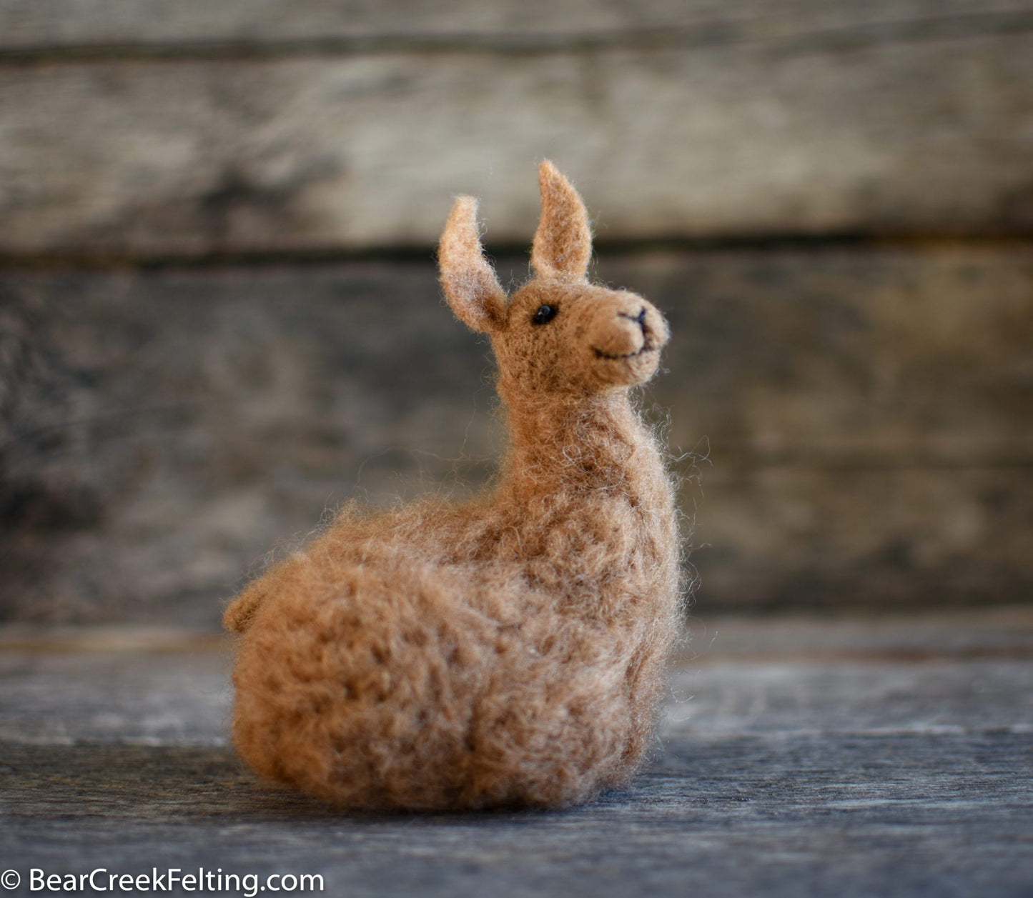 Llama Needle Felting Kit