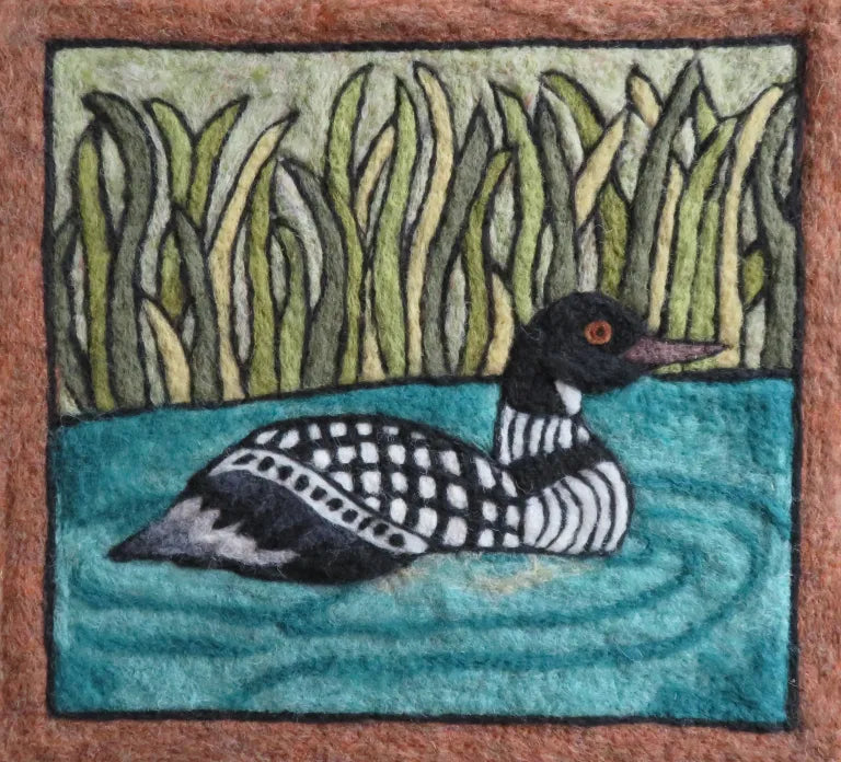 Loon Folk Art Tapestry Needle Felting Kit