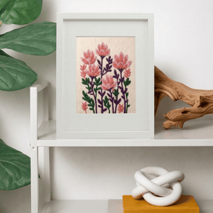 Rhododendron- Felted Art
