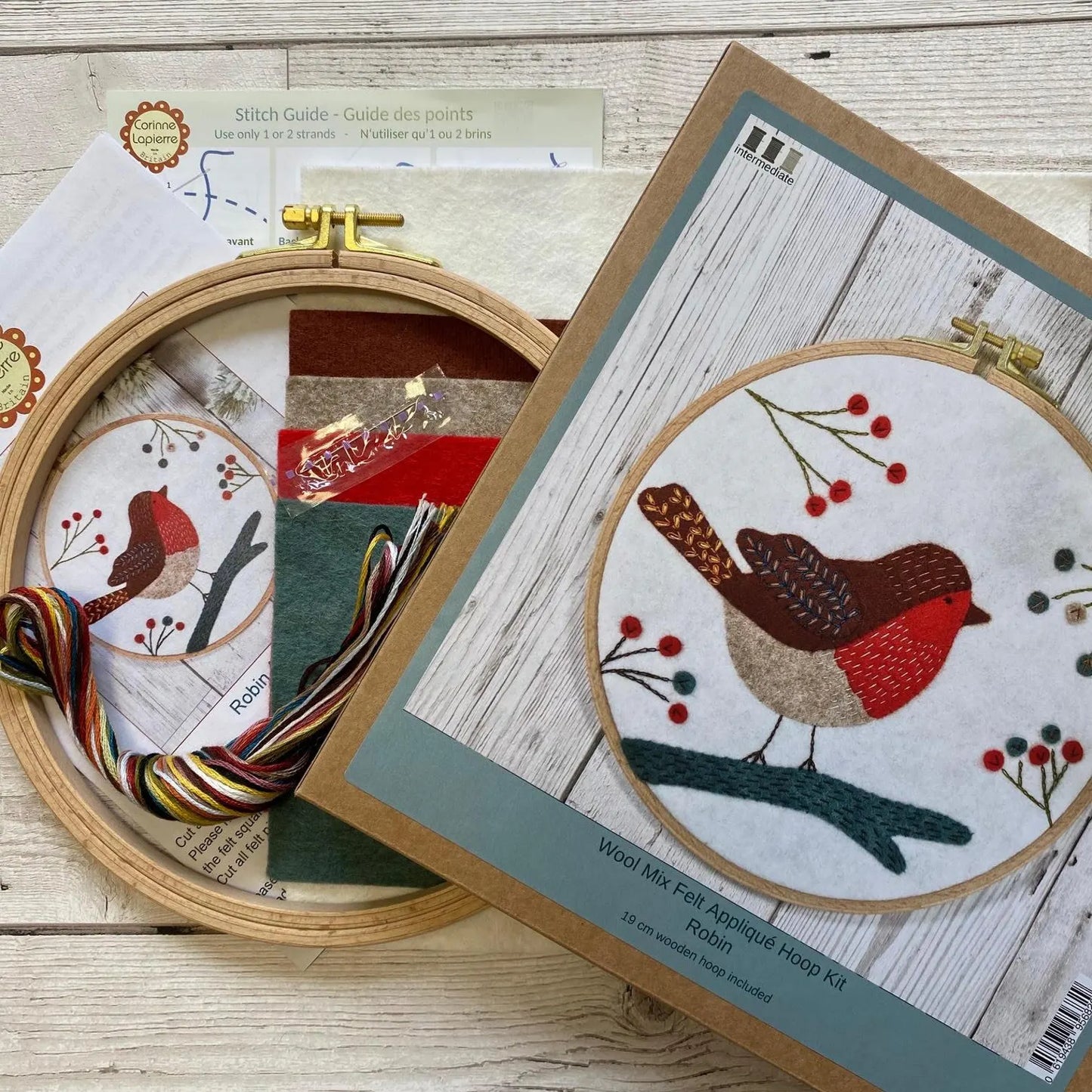 NEW! Robin Felt Appliqué Hoop