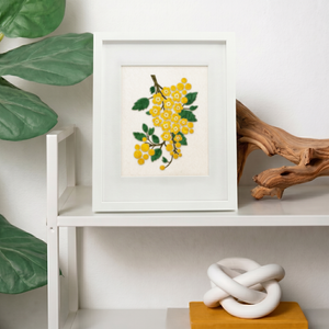 Oregon Grape - Felted Art