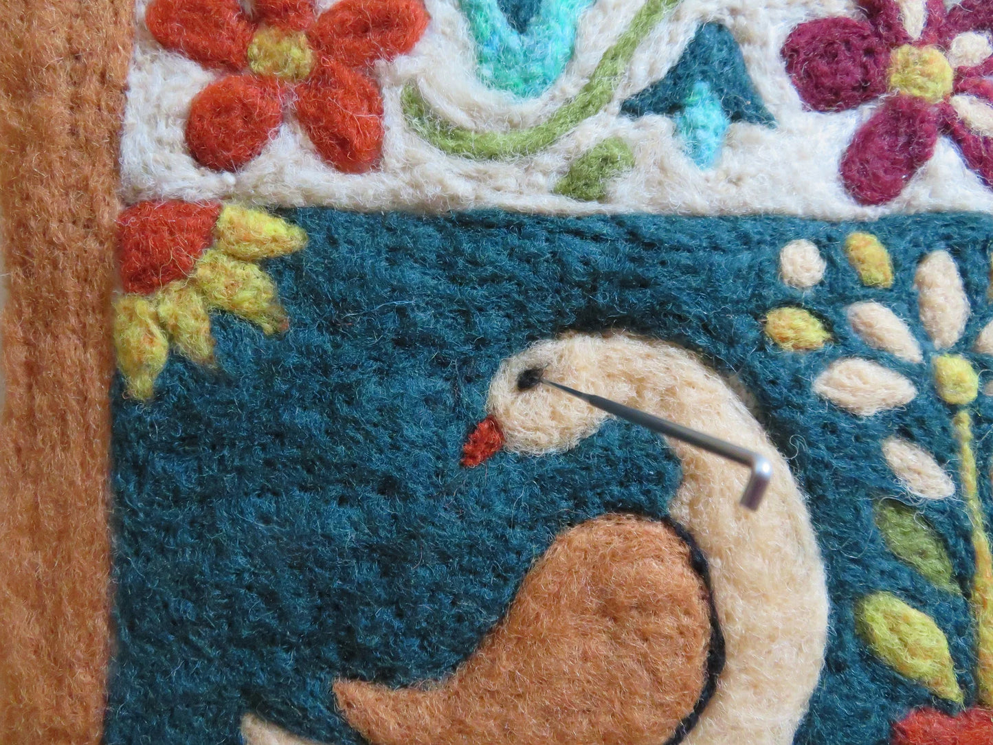 Swedish Geese Folk Art Tapestry Needle Felting Kit