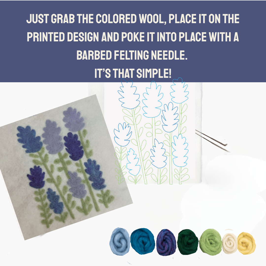 What's included in the Texas Bluebonnet - State Flower Collection kit