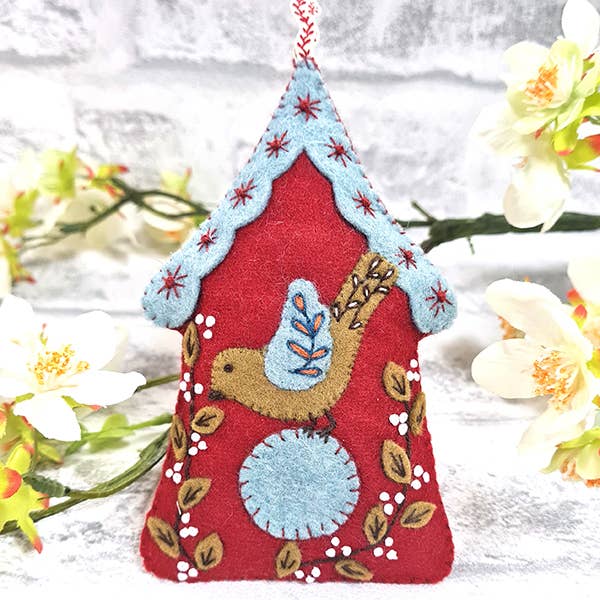 🎀 Sale! Folk Birdhouse Felt Craft Mini Kit