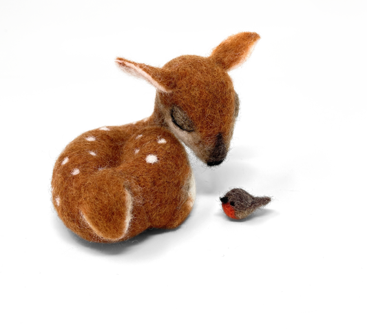 🎀 Sale! Sleepy Fawn Needle Felt Craft Kit