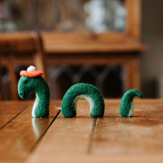 🎀 Sale! Loch Ness Monster Needle Felting Craft Kit
