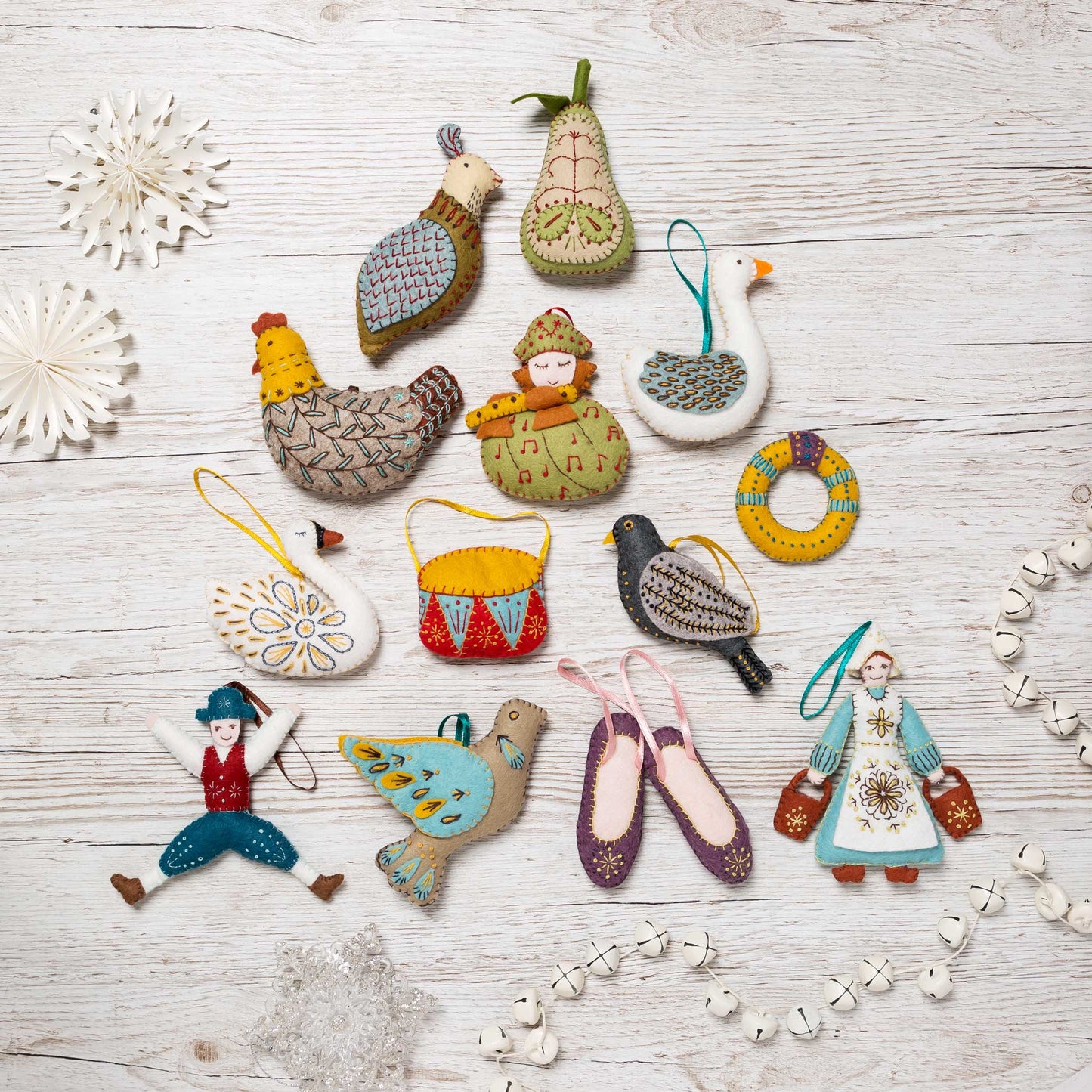 12 Days of Christmas Book or Book with Felt