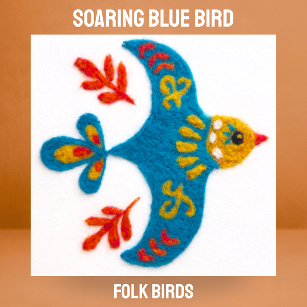 Soaring Blue Bird