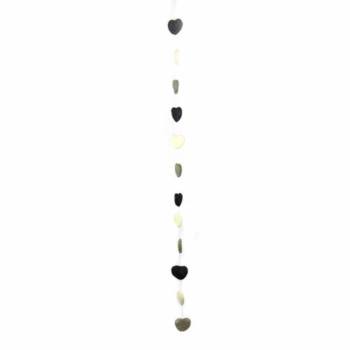 Heart Felt Garland - Kids' Room Decor: Multi-color