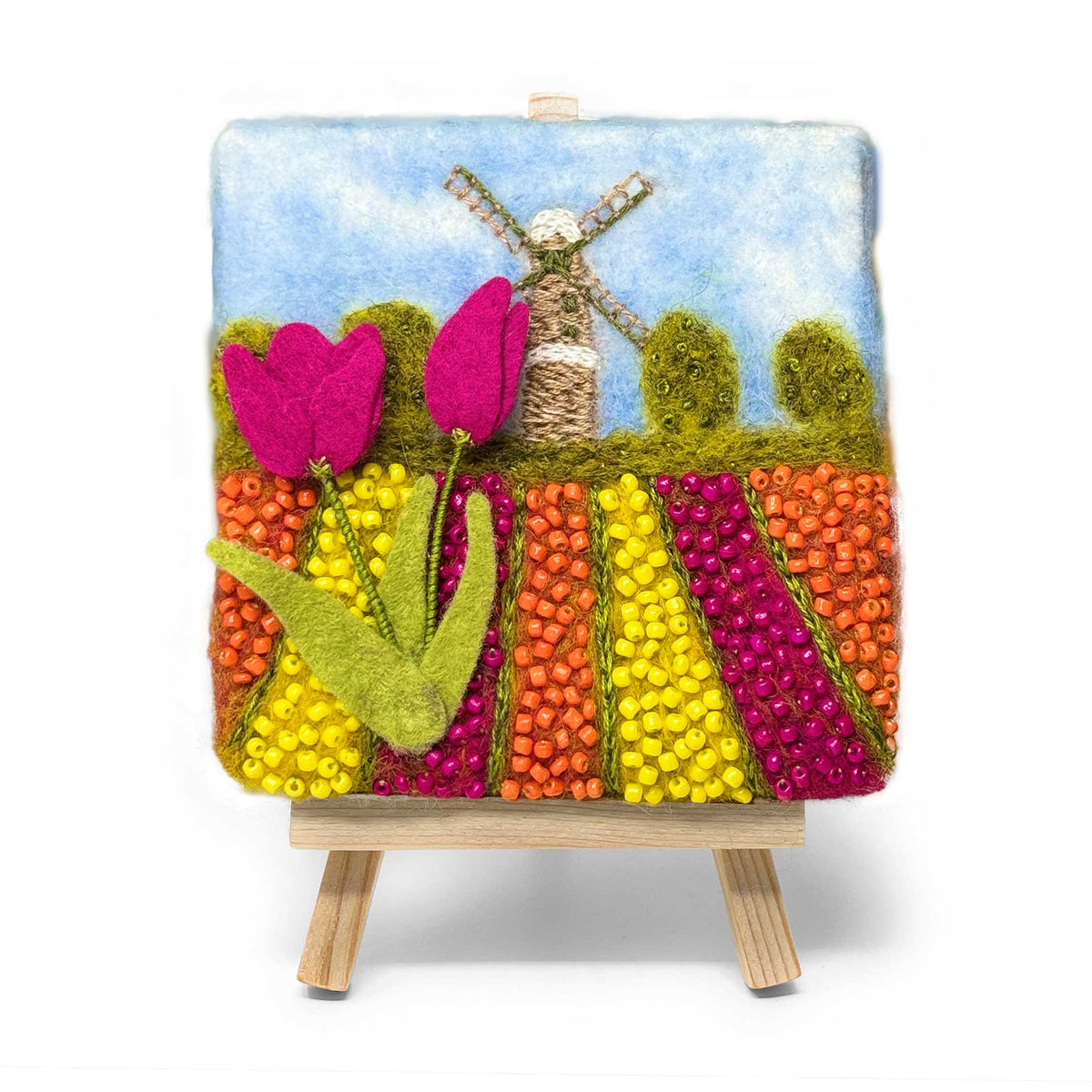 Mini Masterpiece: Tulip Time Needle Felt Kit
