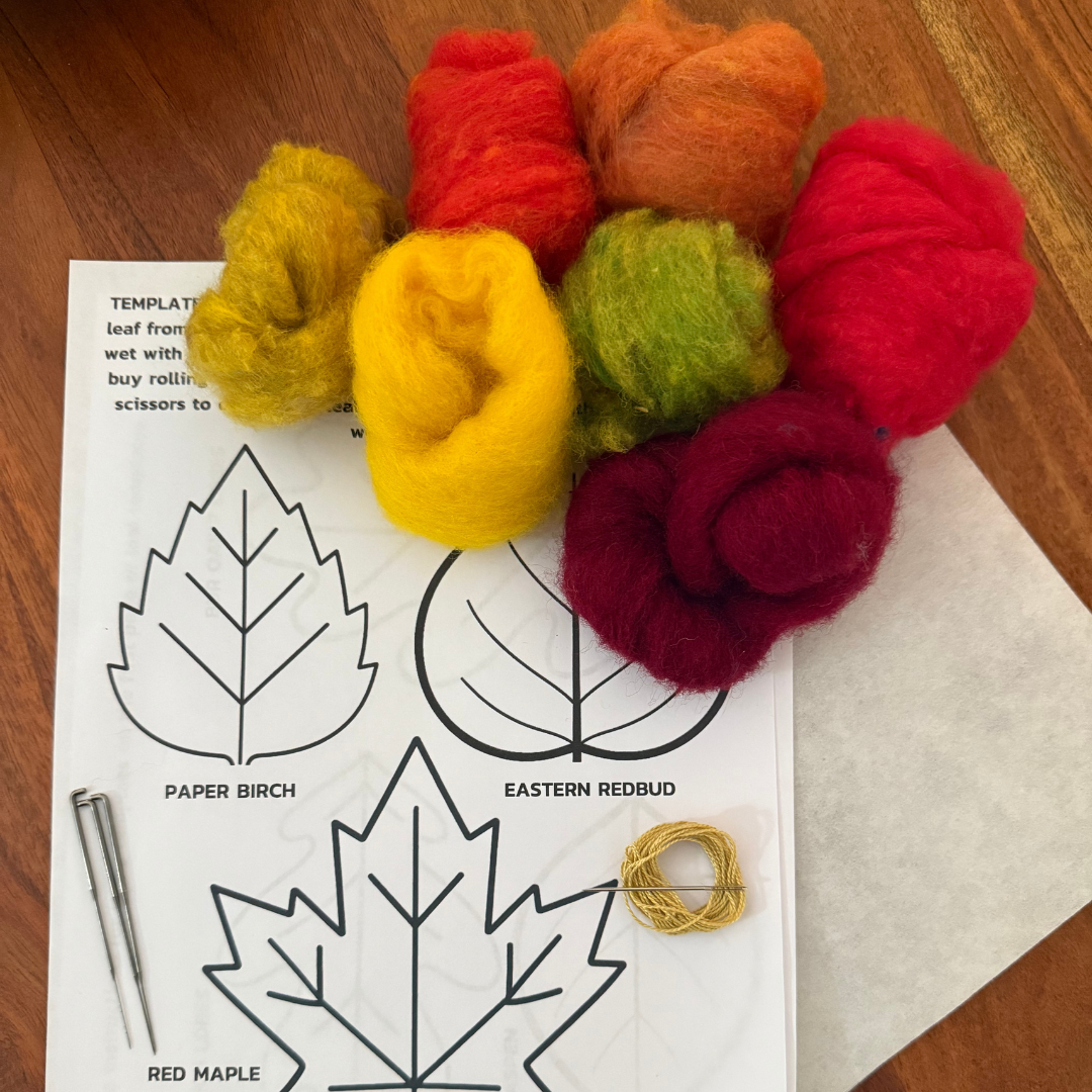 Fall Leaves Felting Kit