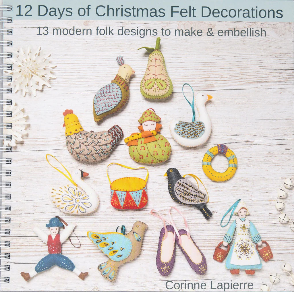 12 Days of Christmas Book by Corinne Lapierre with the Felt Bundle