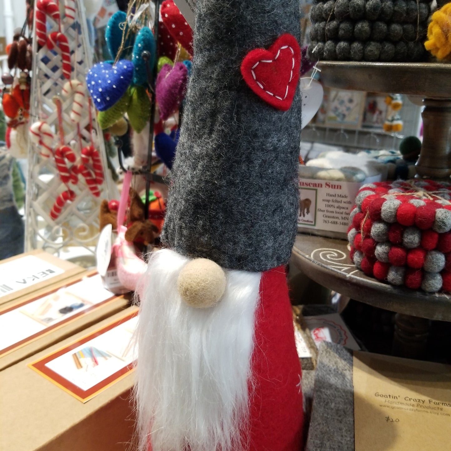 Decorative Felt Gnomes - Tall & Medium Heights